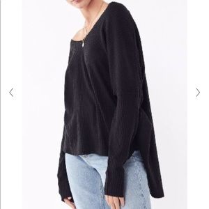 Urban Outfitter’s V-Neck Waffle Knit Sweater